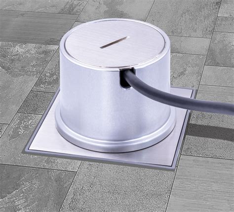 surface mount electrical floor box|floor mounted electrical outlet boxes.